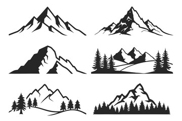 Fototapeta premium set of mountains