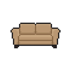 home sofa icon pixel art