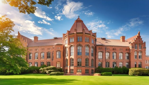 Beautiful View of Clemson University's Historic Building
