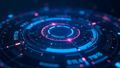blue light glowing futuristic technology background