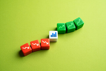 Economic growth and decline. Profit and loss. Trading on stock exchanges and markets. Bring your...
