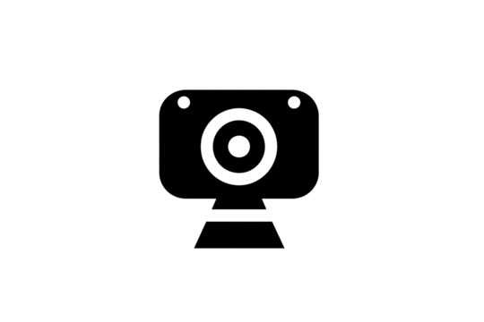 a black and white logo