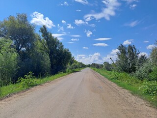 road in the countryside