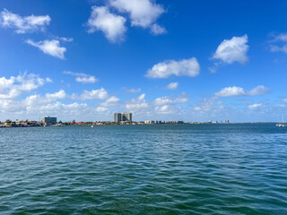 Naklejka premium View from the Blue Heron Bridge, Riviera Beach, Florida