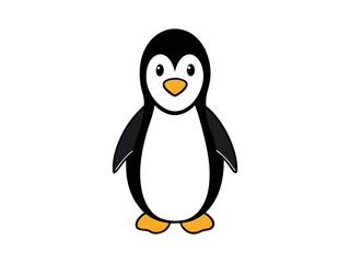 Fototapeta premium penguin on white background
