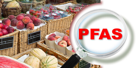 Dangerous PFAS, PFOS, PFOA PFNA e PFHxS synthetic substances in fruit and vegetable - Contamination...