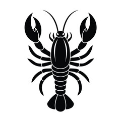 crayfish vector illustration