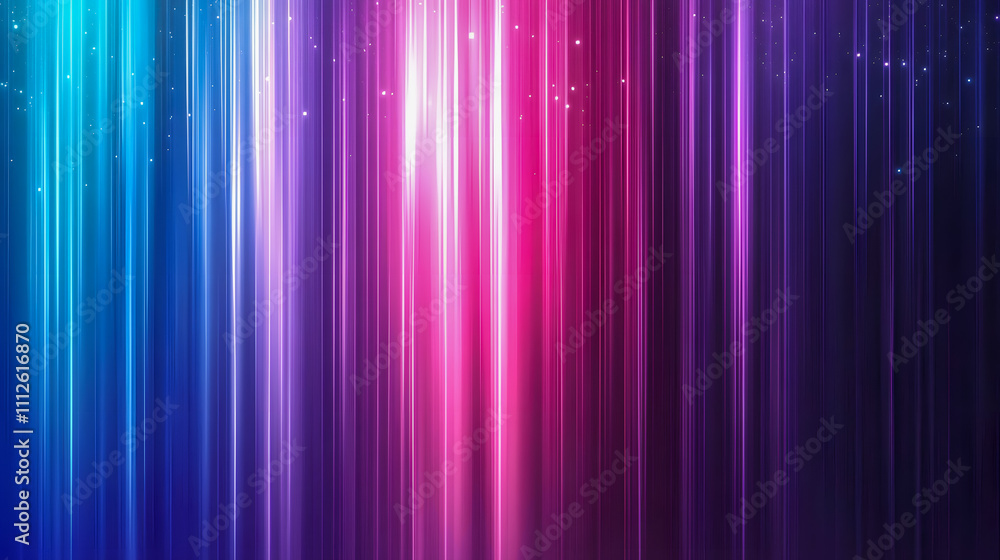 Aufkleber vibrant colorful light stripes with soft glow creating an ethereal and dreamy background for artisti