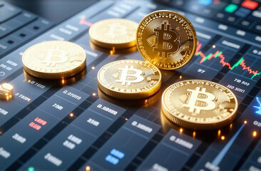 An AI-powered system analyzing fraudulent crypto activities, with holographic warning icons