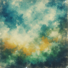 Obraz premium 물감 물든 빈티지 질감 감성적인 배경