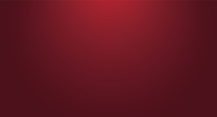 Abstract red gradient background, light and shadow on the backdrop with dimensions, hot tone wall with intense color, horizontal wallpaper. Abstract red wall background. eps 10 