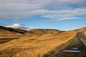 Area around river Fjadra, South Iceland
