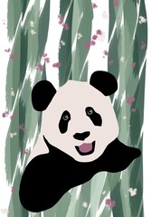 Untitled Artwork panda animal bear