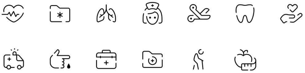 Set of Healthcare icons