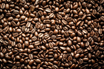 coffee beans texture background