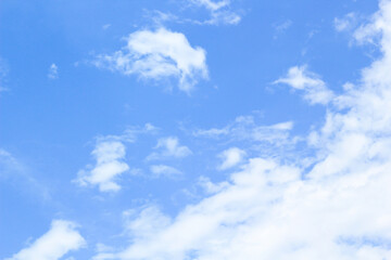 blue sky with clouds