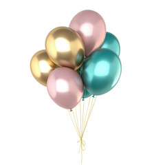 Vibrant Balloon Cluster