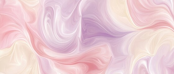 Fototapeta premium Soft pastel abstract swirl pattern for backgrounds or design use.