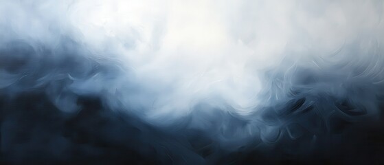 Obraz premium Abstract swirling clouds in shades of blue and white.