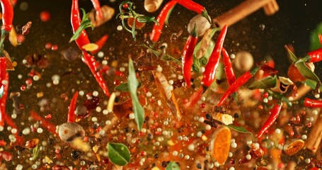 Freeze Motion of Flying Spice.