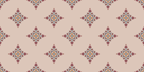 Motifs African boho paisley Floral Ikat pattern embroidery border. Ethnic ikat floral Ethnic Indian Pattern Ikat pattern Ethnic Pattern.Border indian floral Aztec embroidery border seamless patterns.
