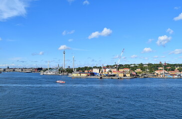 Stockholm seen from the seaside