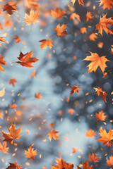 autumn leaf fall yellow leaves autumn Generative AI