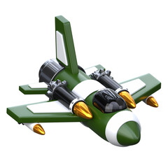 Fighter Jet 3D Icon, representing modern aerial combat capabilities.
