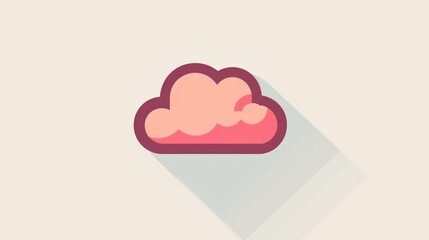 Icon of a cloud, likely representing cloud storage or services.