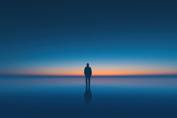 silhouette of a person