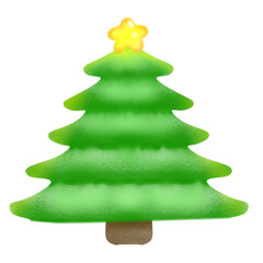 green christmas tree