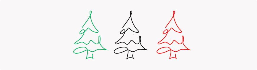 tree chrismas element illustration. Merry Chrismas tree icon set on gray background, set of silhouettes of trees chersmas, vector illustration EPS 10 874 © Hasan24