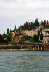 Hillside Architecture Overlooking the Adige River