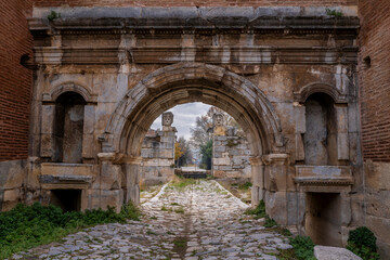 Istanbul Gate of Nicea Ancient City, Iznik Town of Turkey