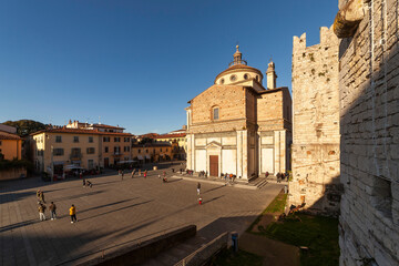 Fototapeta premium Italia, Toscana, città di Prato. Chiesa Santa Maria dele Carceri.