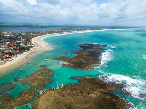 Porto de Galinhas, municipality of Ipojuca in the state of Pernambuco