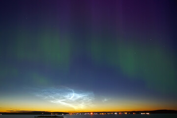 Northern Lights and Noctilucent clouds