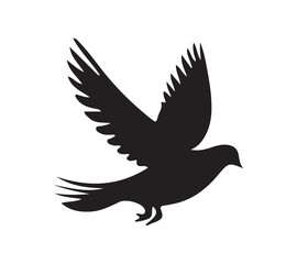  Dove silhouette vector art 