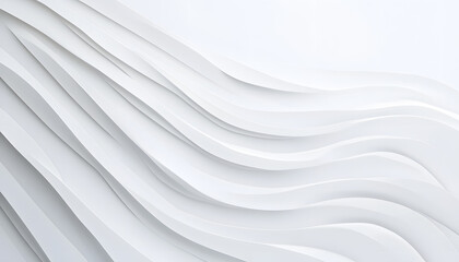 Obraz premium abstract white background. modern white dynamic simple shape