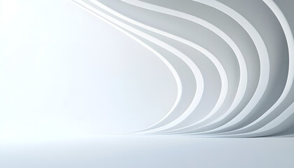 Abstract white room background for presentation product