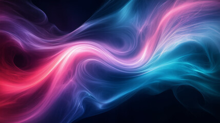 Elegant Swirls of Colorful Smoke in Dynamic Motion