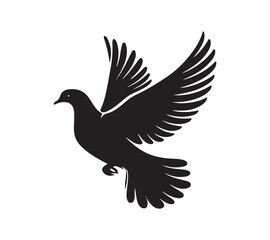  Dove silhouette vector art 