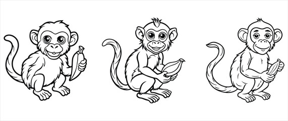 Monkey With Banana