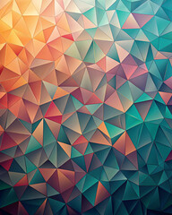 Obraz premium Low-poly texture background beautiful colors