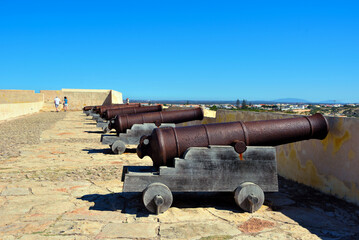 The Fortress of Sagres, also known as the Castle of Sagres Algarve Portugal	