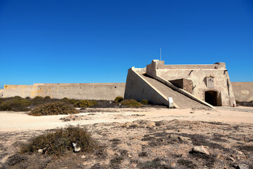 The Fortress of Sagres, also known as the Castle of Sagres Algarve Portugal