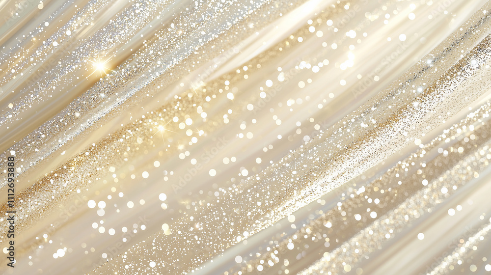 Aufkleber a shimmering golden texture with sparkling particles, creating a soft, elegant background that evoke