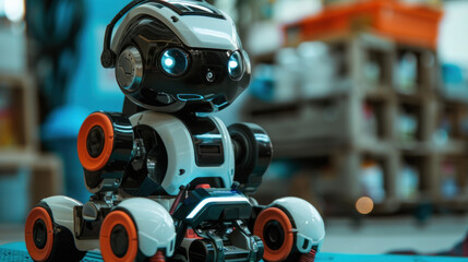 Modern technology robot inventor,