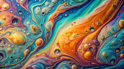 Oil stain texture background beautiful colors