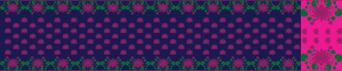 saree design illustration